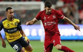 Javi López durante un partido la temporada pasada.
