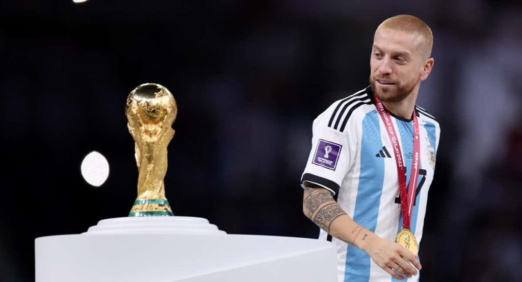 Papu Gómez, durante el Mundial de Qatar.