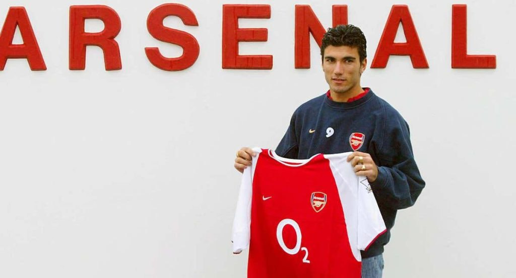 José Antonio Reyes , el día de su presentación con el Arsenal.