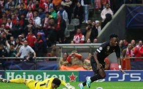 Vinicius, en el partido del Real Madrid ante el Braga.