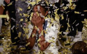 Midge Purce celebra el título de la NWSL.