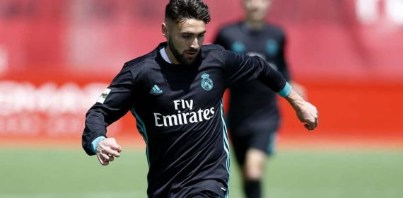 Adrián Mancebo, durante su etapa en el Real Madrid Castilla.