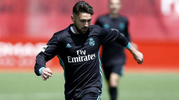 Adrián Mancebo, durante su etapa en el Real Madrid Castilla.