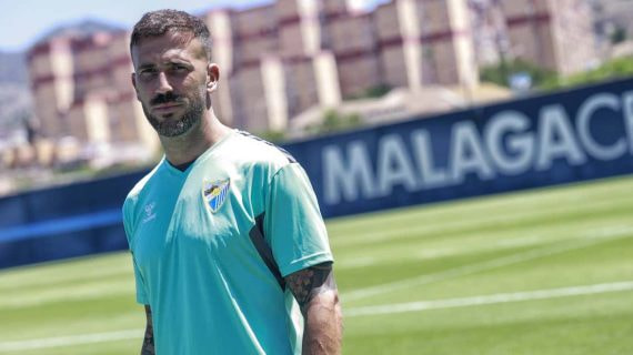 Dioni, delantero del Málaga.