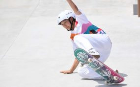 Momiji Nishiya, en los JJOO de Tokio 2020.