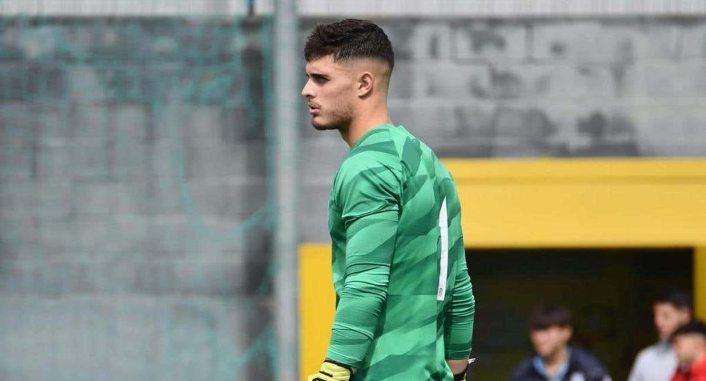 Salvador Esquivel, en un partido con el Atlético.