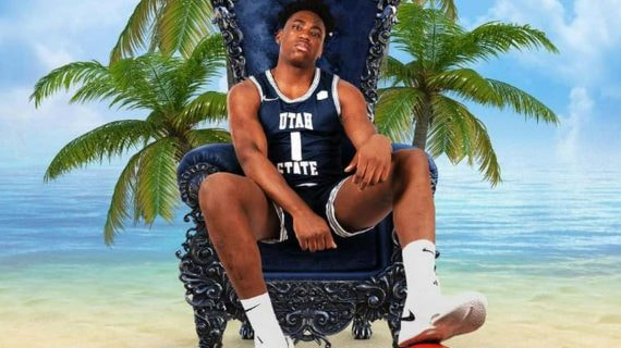 Great Osobor tras ser MVP del torneo de Hawaii.