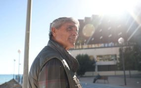 Juande Ramos, después de realizar la entrevista con Relevo en Alicante.