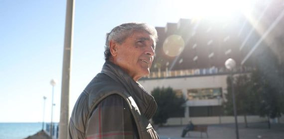 Juande Ramos, después de realizar la entrevista con Relevo en Alicante.