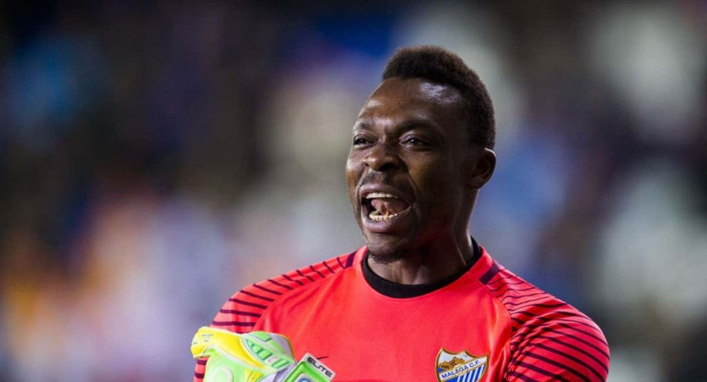 Carlos Kameni, en su etapa como portero del Málaga.