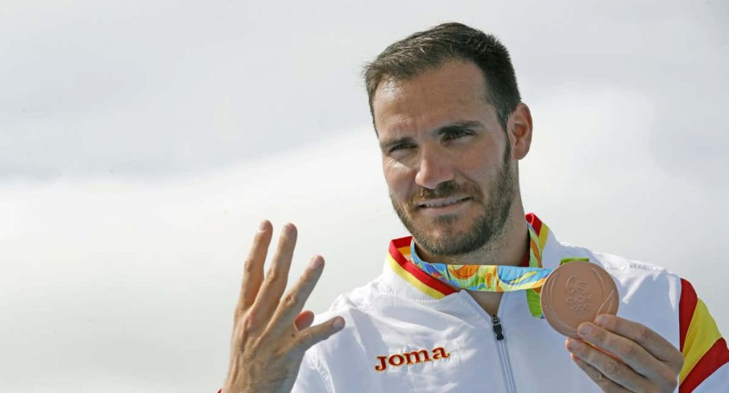 Saúl Craviotto en los JJOO de Rio de Janeiro.