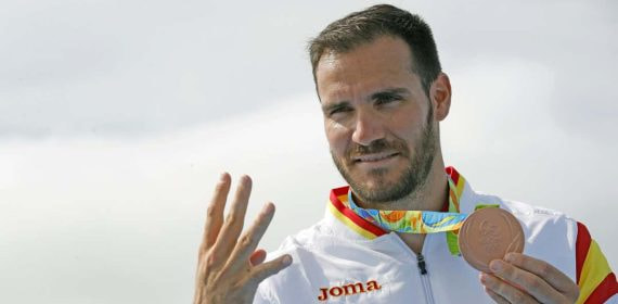 Saúl Craviotto en los JJOO de Rio de Janeiro.