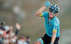 Miguel Ángel 'Superman' López en el cénit de su vida deportiva: la victoria en la etapa reina del Tour de Francia 2020, en el Col de la Loze.