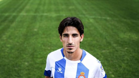 Pere Milla, con su presentación con el Espanyol este mes de agosto.