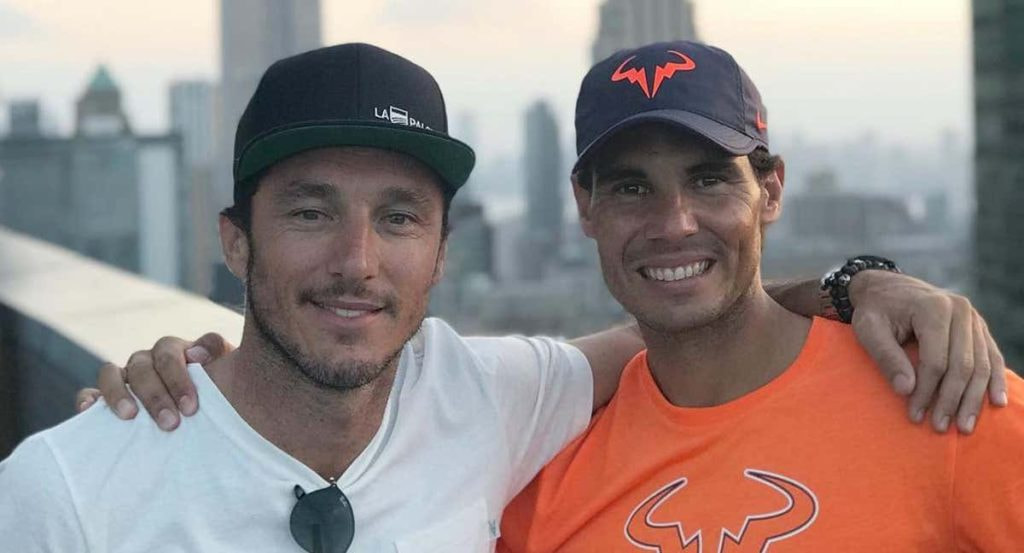 Juan Mónaco y Rafael Nadal, juntos en una foto de 2021.