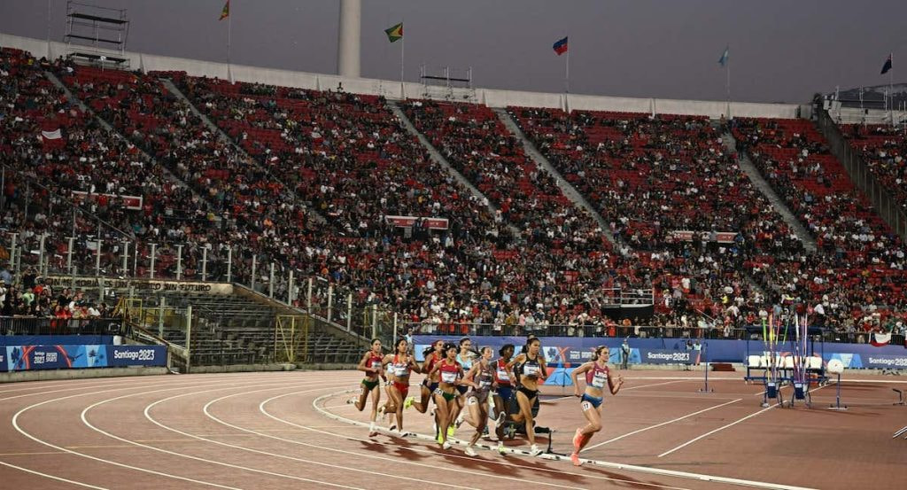 Prueba de los 1.500 m en los Juegos Panamericanos.