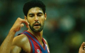 Piculín Ortiz con la camiseta del Barça.