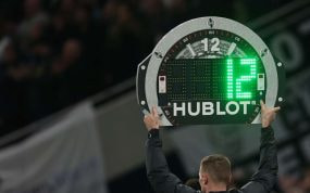 12 minutos de añadido en un partido de la Premier League.