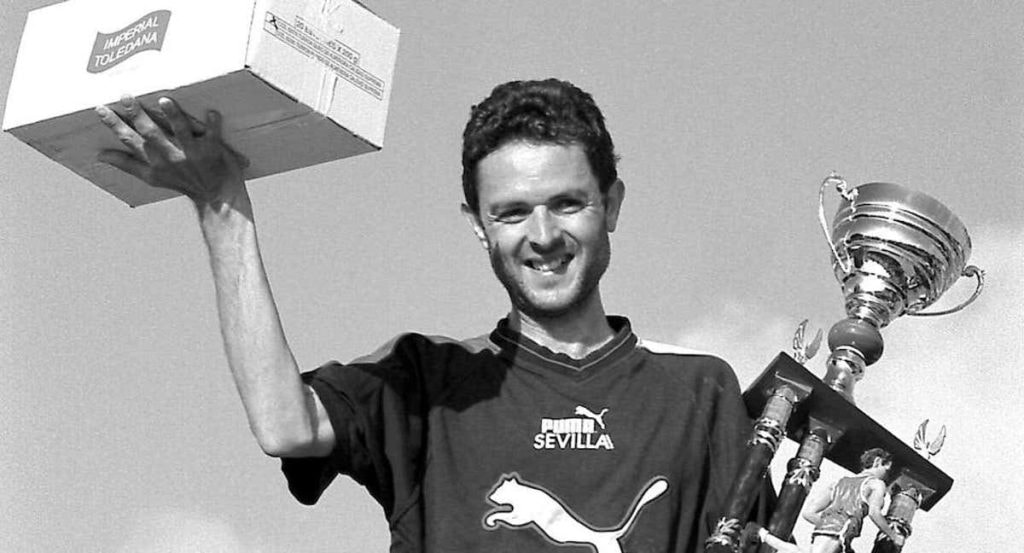 Antonio Serrano, ganador del Cross de Sonseca en 1999.