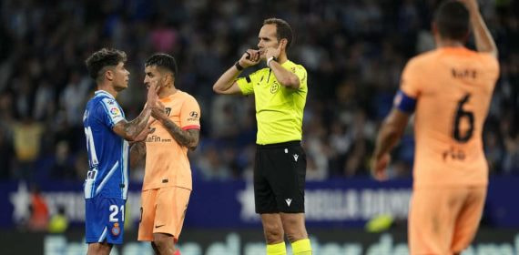 Melero López, en un partido.