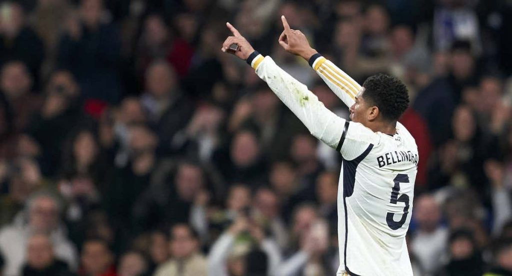 Bellingham, con el Real Madrid.