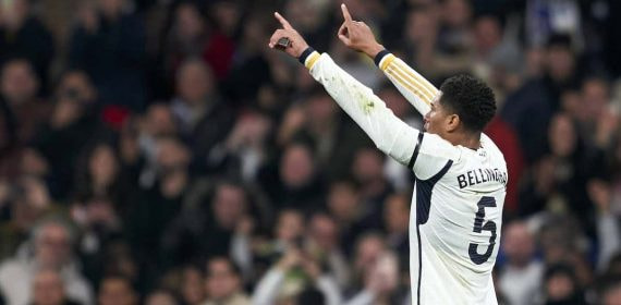 Bellingham, con el Real Madrid.