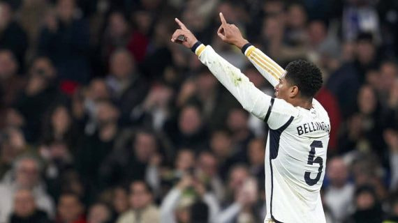 Bellingham, con el Real Madrid.
