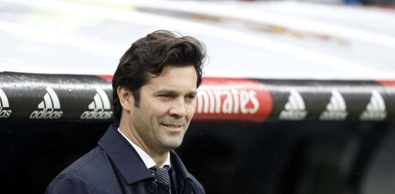 Solari, con el Real Madrid.