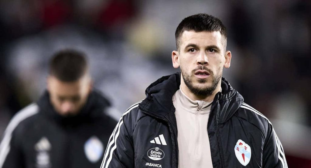 Carles Pérez, en un partido del Celta esta temporada.