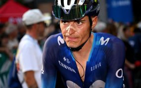 Enric Mas, en Varese (Italia), durante la clásica de los Tres Valles Varesinos, el pasado mes de octubre.