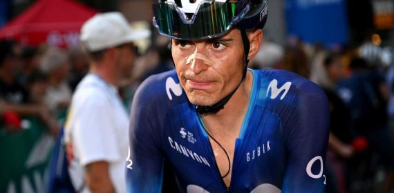 Enric Mas, en Varese (Italia), durante la clásica de los Tres Valles Varesinos, el pasado mes de octubre.