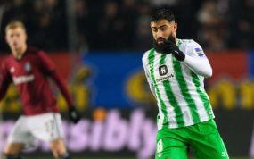 Nabil Fekir, en el partido ante el Sparta Praga.