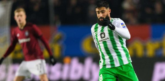 Nabil Fekir, en el partido ante el Sparta Praga.