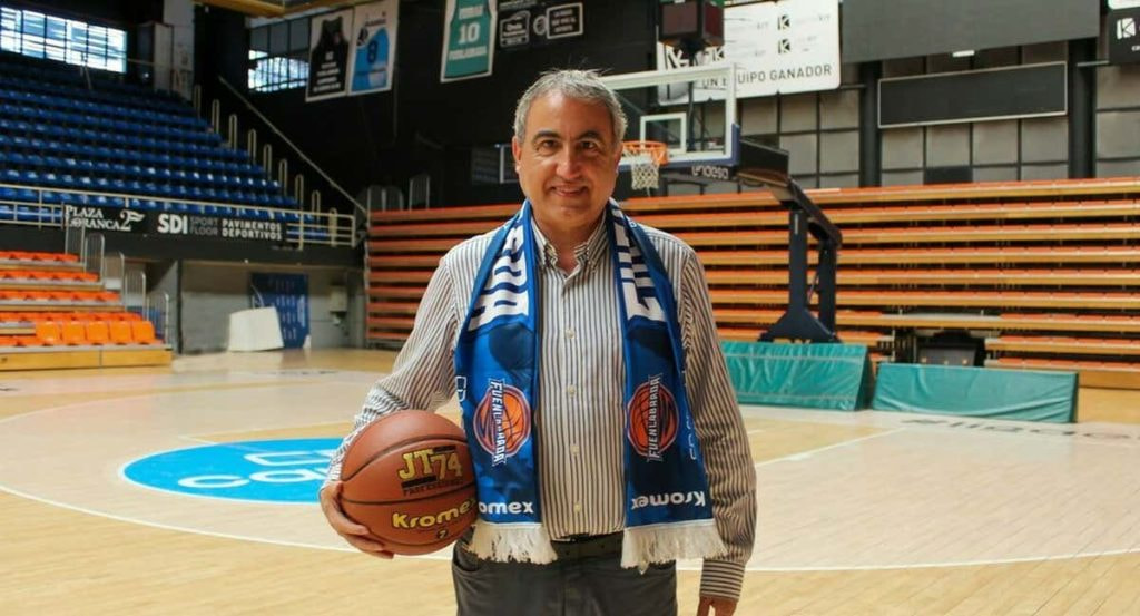 Germán Cea, tras ser nombrado en junio presidente ejecutivo del Fuenlabrada.