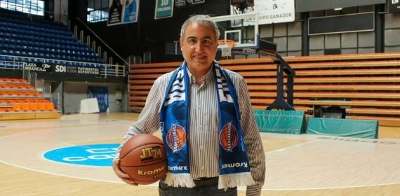 Germán Cea, tras ser nombrado en junio presidente ejecutivo del Fuenlabrada.