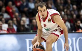 Kevin Pangos, esta temporada con Olimpia Milán.