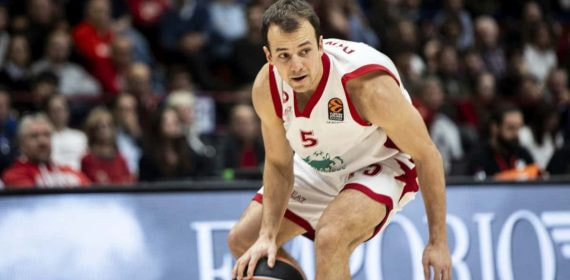 Kevin Pangos, esta temporada con Olimpia Milán.