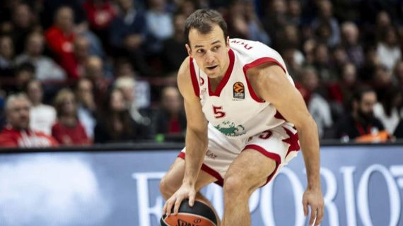 Kevin Pangos, esta temporada con Olimpia Milán.