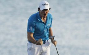 Rory McIlroy durante el torneo PGA.