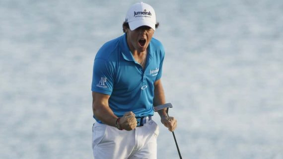 Rory McIlroy durante el torneo PGA.