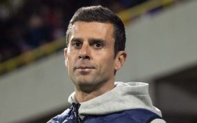 Thiago Motta, entrenador del Bolonia.