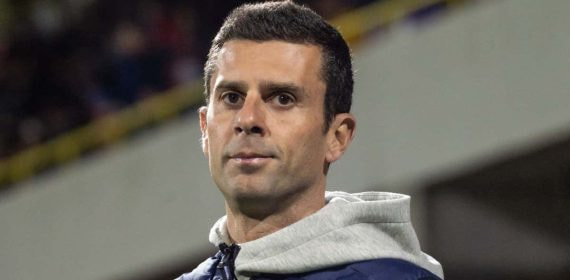 Thiago Motta, entrenador del Bolonia.