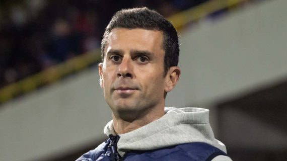 Thiago Motta, entrenador del Bolonia.