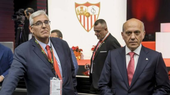 El expresidente José María del Nido Benavente en la última Junta de accionistas.