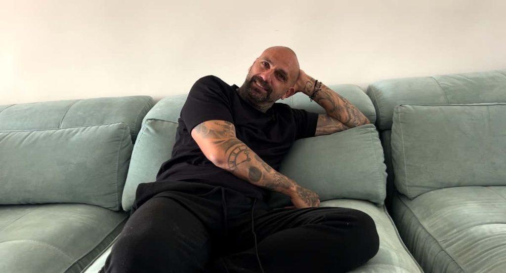 Raúl Bravo, en un momento de la entrevista con Relevo.