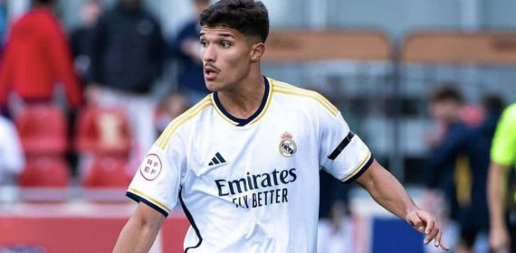 Yusi, en un partido con el Real Madrid.