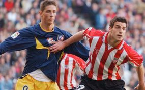 Un joven Aitor Ocio, en su primera etapa como jugador del Athletic antes de firmar por el Sevilla.