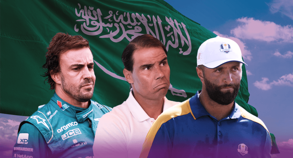 Los tres grandes nombres del deporte español serán imagen de Arabia Saudí a través de diferentes métodos.