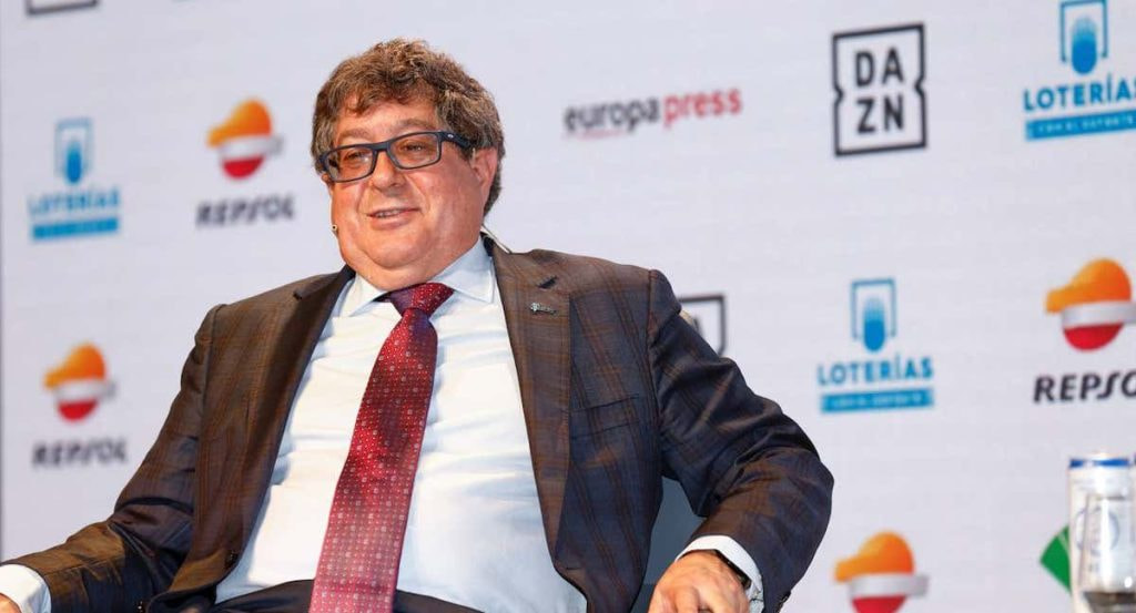 José Luis Terreros, durante los Desayunos de Europa Press en diciembre de 2022.
