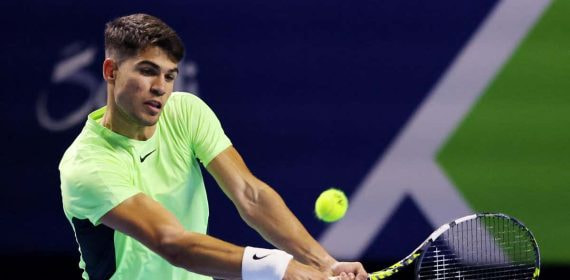 Carlos Alcaraz, que no estará en el Conde de Godó, torneo que ganó en 2022 y 2023.